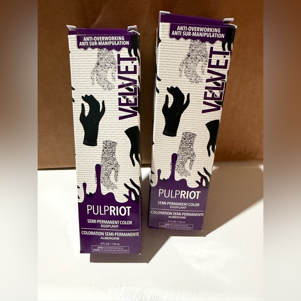 Pulp Riot Velvet Semi-Permanent Hair‎ Color purple